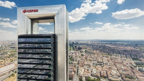 Sede de Cepsa en una de las cuatro torres de la zona norte de Madrid. E.P.