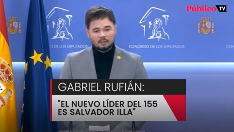 Gabriel Rufián sobre Salvador Illa