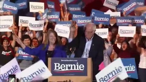 Sanders consolida su liderazgo en la carrera presidencial tras su victoria en Nevada 