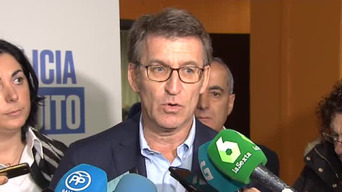 Núñez Feijóo sale en defensa de Alonso: "Es nuestro candidato, es el candidato de todo el PP de España"