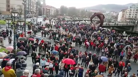 Los pensionistas vascos apoyarán el 8M