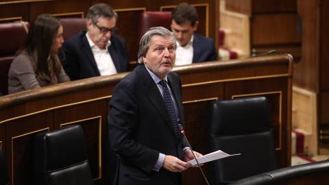 Íñigo Méndez de Vigo, ministro de Educación, en el Congreso de los Diputados. EP