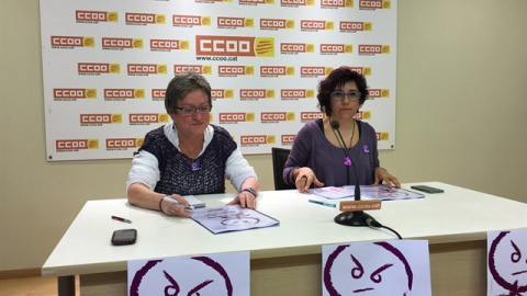 CCOO ha presentat l'estudi sobre la bretxa salarial de gènere abans del 8 de març. EUROPA PRESS