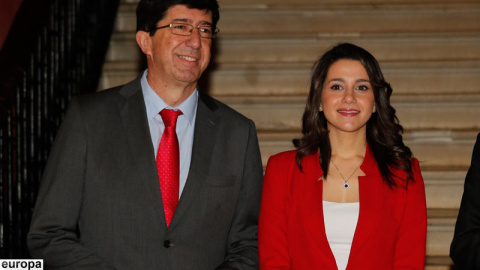 Juan Marín e Inés Arrimadas, en Sevilla. | EP