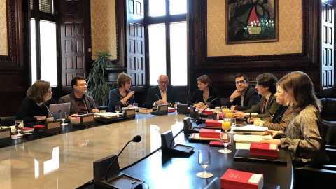 Reunión de la Mesa del Parlament de Catalunya. E.P.