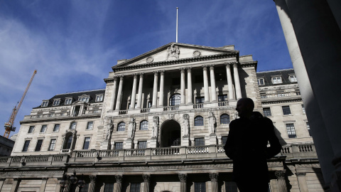 El edificio del Banco de Inglaterra en la City londinense. REUTERS