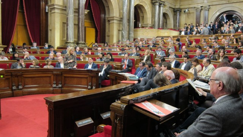 Imatge d'un ple del Parlament. EUROPA PRESS