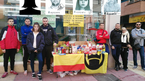 Los cuatro detenidos por la agresión neonazi en Murcia.