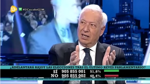 Imagen de Margallo en el programa de 13TV / YOUTUBE