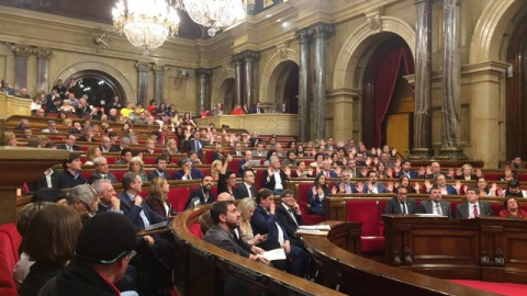 La sessió al Parlament. EUROPA PRESS