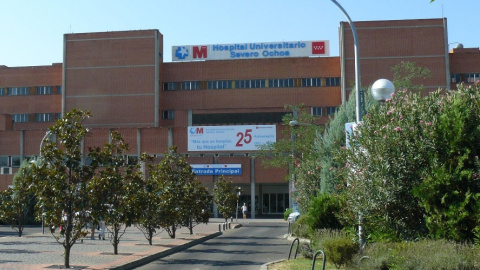 Fachada del hospital Severo Ochoa de Leganés.