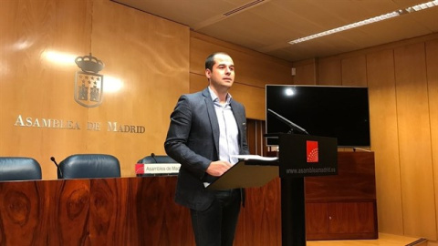 El portavoz de Ciudadanos en la Asamblea de Madrid, Ignacio Aguado.CIUDADANOS