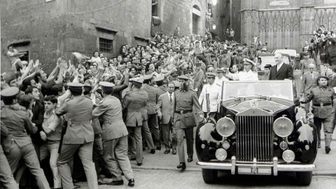 Visitas de Franco a Barcelona. EFE