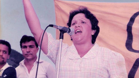 Imelda Daza antes de su exilio, en una imagen de los años 80.