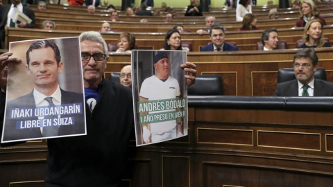 El diputado de Podemos y activista jornalero andaluz Diego Cañamero. - EFE