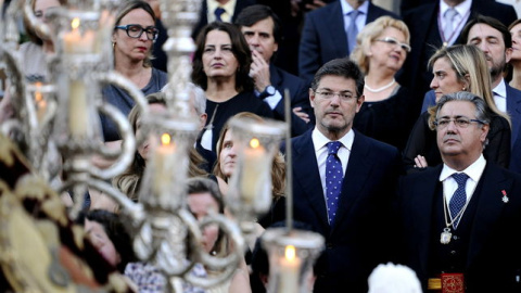 Imagen de archivo de Juan Ignacio Zoido en una procesión / EFE