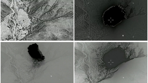 Imágenes de la explosión de la bomba MOAB o "madre de todas las bombas".REUTERS /U.S Department of Defense