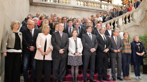 Acte de suport a la presidenta del Parlament, Carme Forcadell