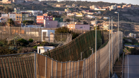 Una imatge de la frontera sud.