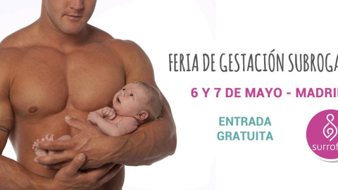 Cartel de la Feria de la Gestación Subrrogada