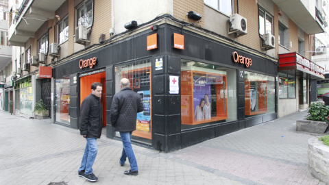 Una tienda de Orange en Madrid. E.P.