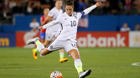 Carli Lloyd, jugadora de la selecció de futbol nord-americana / Tony Gutierrez - AP