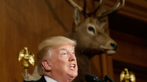 Trump, en un acto en Washington el pasado miércoles. REUTERS/Kevin Lamarque