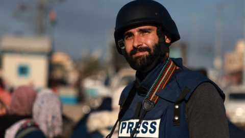  El fotoperiodista palestino Motaz Azaiza, en una imagen de archivo. Mohammed Abed / AFP