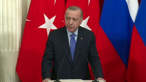 Erdogan y Putin acuerdan un alto el fuego en Siria en medio de una grave crisis humanitaria