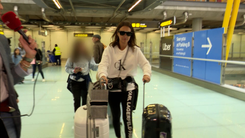 Paula Echevarría regresa a Madrid tras recorrer el mundo