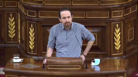 Pablo Iglesias recuerda a "las generaciones que lucharon contra el fascismo" en sus últimas palabras en el Congreso