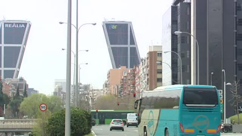 Comienza a desaparecer de Madrid el logotipo de Bankia