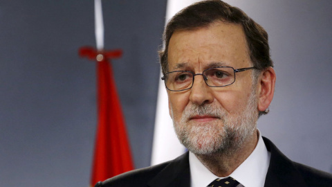 Rajoy, durante su comparecencia. REUTERS/Juan Medina