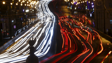 Una carretera en Moscú, Rusia, 3 de febrero 2016./REUTERS/Maxim Shemetov