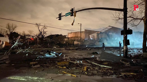 Un tornado arrasa Nashville, en EE.UU.