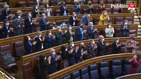 El momento en el que el Congreso ha dado el 'sí' definitivo a la Ley de Eutanasia