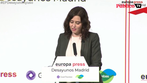 Isabel Díaz Ayuso carga contra Pedro Sánchez: "El PSOE es un refugio de golpistas"