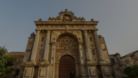 Archivo. Fachada de la Cartuja de Jerez.