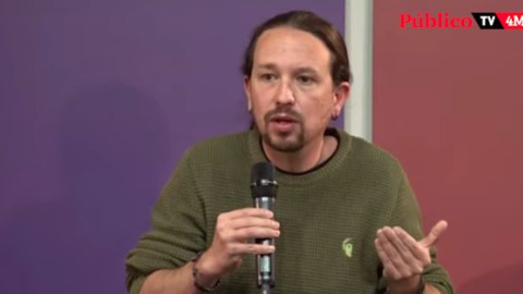 Pablo Iglesias:  "Polarización es que en Canillejas tengan 10 años menos de esperanza de vida que en El Pardo"