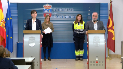 Paloma Navas y Julio Soto en rueda de prensa