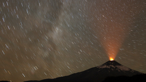 El volcán de Villarrica en Chile. REUTERS/Cristobal Saavedra