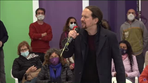 Pablo Iglesias dice que "el proyecto del PP es un proyecto de destrucción de la democracia"