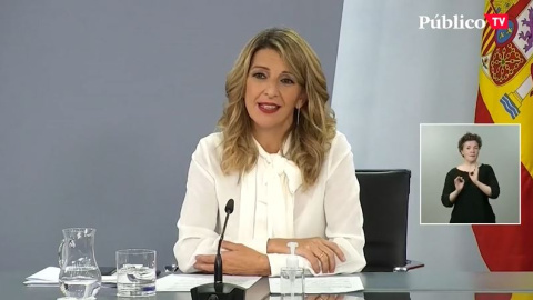 Yolanda Díaz, tras la aprobación de la ley rider: "No queremos móviles que nos penalicen"