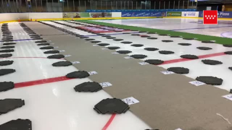 La Comunidad de Madrid habilita una pista de hielo como morgue en Majadahonda