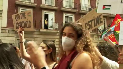 Miles de personas muestran en Madrid su apoyo a Palestina