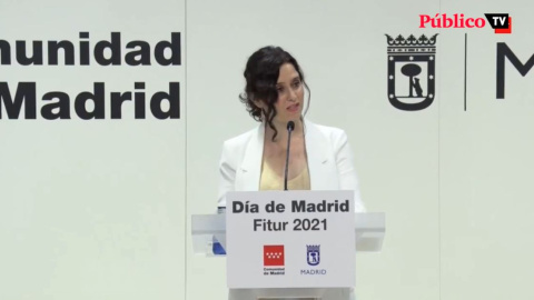 Ayuso, en Fitur: "En Madrid se vive con gusto en las calles, todos los días de la semana, todo el año"