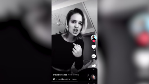 Laura Escanes parodia un audio que por un tiempo se asoció a ella