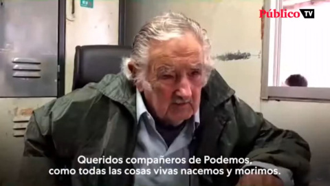 "Por una España que no sea de charanga y pandereta": el mensaje de apoyo de José Mujica a Podemos en su IV Asamblea