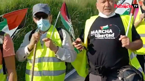 Marchas por la Libertad del Pueblo Saharaui: la Columna Norte pone rumbo a Madrid desde Cantabria