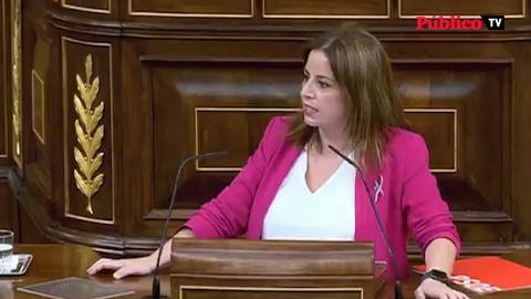 Adriana Lastra responde a Pablo Casado: "Así que las cunetas de nuestro país están repletas de gente que quería una democracia sin ley."